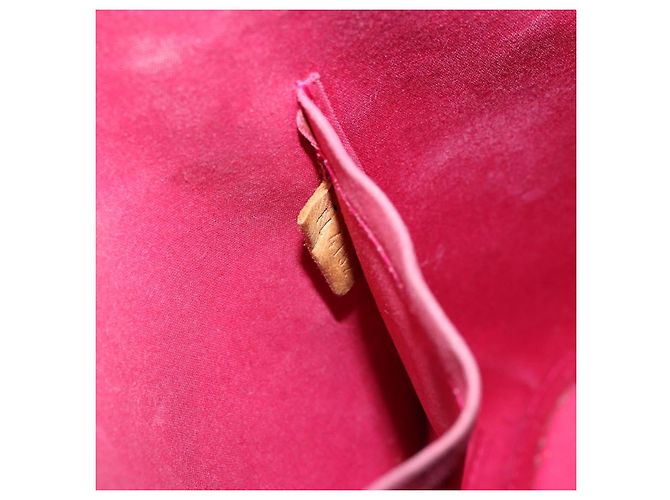 LOUIS VUITTON Borsa a Mano Alma PM Monogram Vernis Rosa Andian M91770 Auth BA12324 - vista 12
