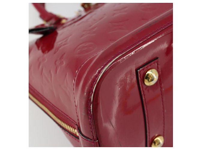 LOUIS VUITTON Borsa a Mano Alma PM Monogram Vernis Rosa Andian M91770 Auth BA12324 - vista 15