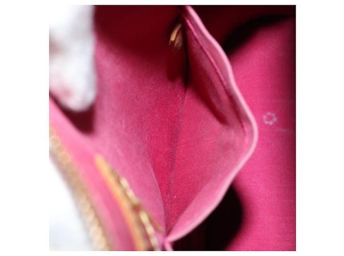 LOUIS VUITTON Borsa a Mano Alma PM Monogram Vernis Rosa Andian M91770 Auth BA12324 - vista 23