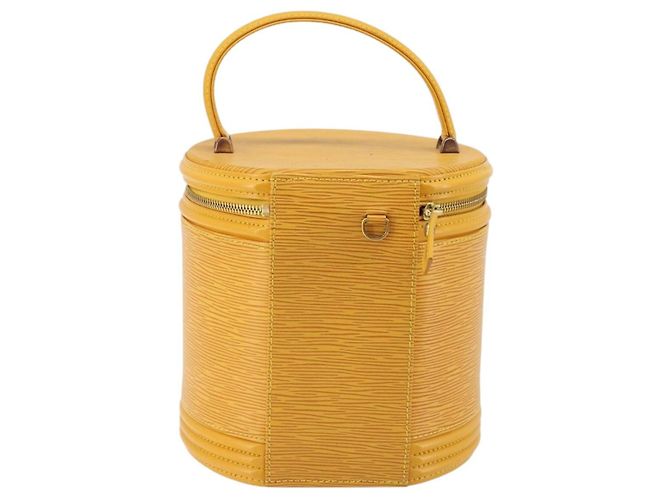 LOUIS VUITTON Borsa a Mano Epi Cannes Gialla M48039 LV Auth ep14185A Giallo - vista 2