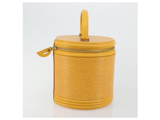 LOUIS VUITTON Borsa a Mano Epi Cannes Gialla M48039 LV Auth ep14185A Giallo - vista 3