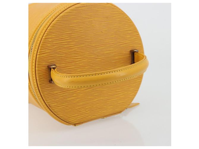 LOUIS VUITTON Borsa a Mano Epi Cannes Gialla M48039 LV Auth ep14185A Giallo - vista 7