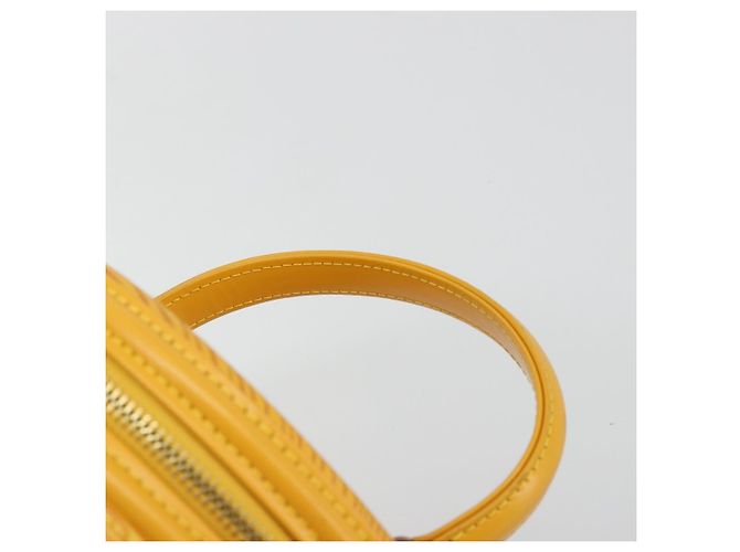 LOUIS VUITTON Borsa a Mano Epi Cannes Gialla M48039 LV Auth ep14185A Giallo - vista 8