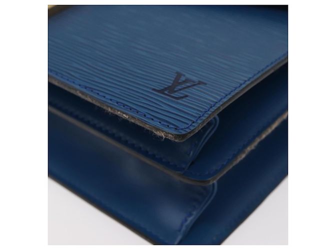 LOUIS VUITTON Borsa a Mano Epi Concorde Blu M52135 LV Auth 176249 - vista 14