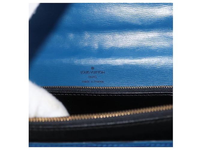 LOUIS VUITTON Borsa a Mano Epi Concorde Blu M52135 LV Auth 176249 - vista 19