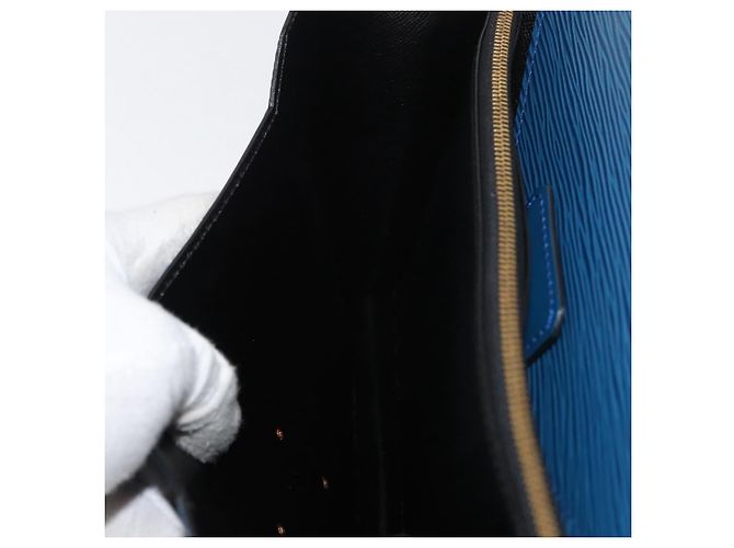 LOUIS VUITTON Borsa a Mano Epi Concorde Blu M52135 LV Auth 176249 - vista 24