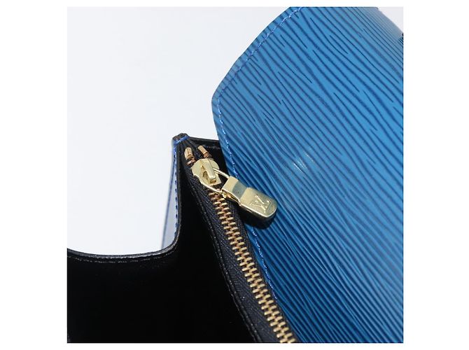 LOUIS VUITTON Borsa a Mano Epi Concorde Blu M52135 LV Auth 176249 - vista 25