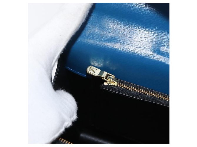 LOUIS VUITTON Borsa a Mano Epi Concorde Blu M52135 LV Auth 176249 - vista 26