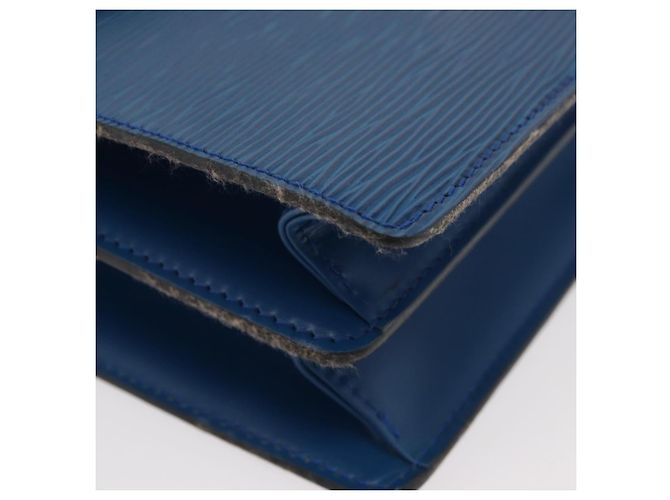 LOUIS VUITTON Borsa a Mano Epi Concorde Blu M52135 LV Auth 176249 - vista 9