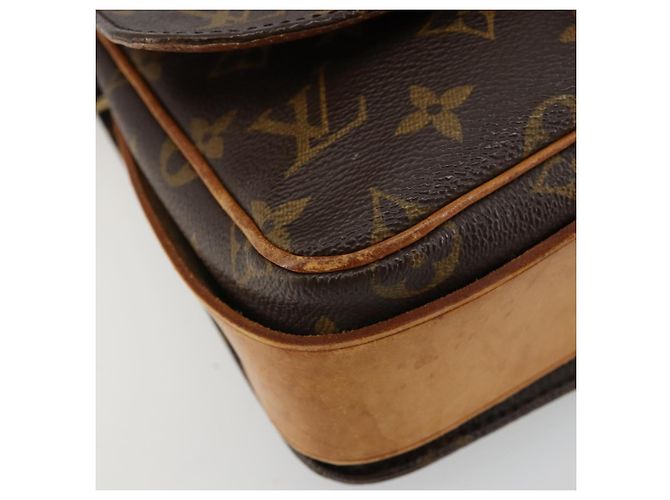 LOUIS VUITTON Borsa a Spalla Monogram Cartouchiere MM M51253 LV Auth BA12218 Monogramma - vista 15