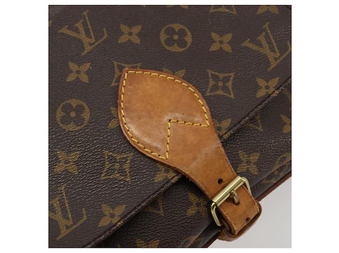 LOUIS VUITTON Borsa a Spalla Monogram Cartouchiere MM M51253 LV Auth BA12218 Monogramma - vista 18