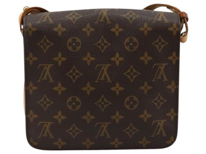 LOUIS VUITTON Borsa a Spalla Monogram Cartouchiere MM M51253 LV Auth BA12218 Monogramma - vista 2