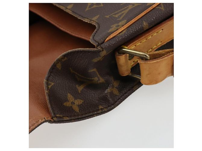 LOUIS VUITTON Borsa a Spalla Monogram Cartouchiere MM M51253 LV Auth BA12218 Monogramma - vista 20