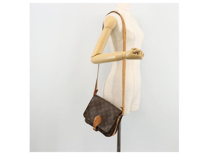 LOUIS VUITTON Borsa a Spalla Monogram Cartouchiere MM M51253 LV Auth BA12218 Monogramma - vista 26