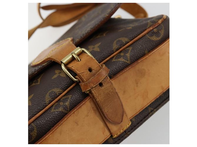 LOUIS VUITTON Borsa a Spalla Monogram Cartouchiere MM M51253 LV Auth BA12218 Monogramma - vista 9