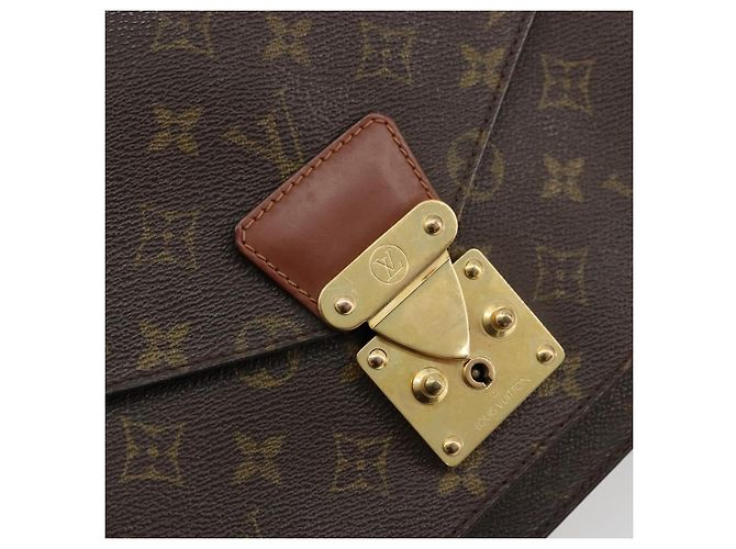 LOUIS VUITTON Borsa a Mano Monceau 28 Monogram M51185 LV Auth ka4106 Monogramma - vista 18