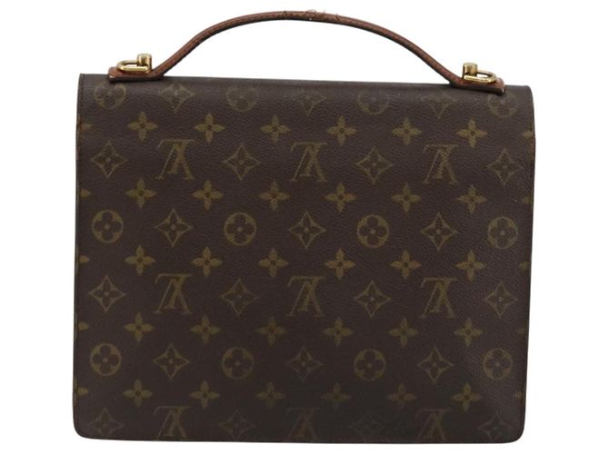 LOUIS VUITTON Borsa a Mano Monceau 28 Monogram M51185 LV Auth ka4106 Monogramma - vista 2
