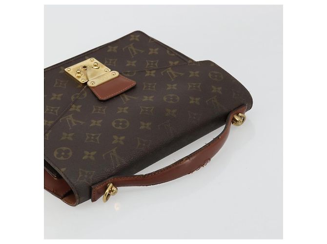 LOUIS VUITTON Borsa a Mano Monceau 28 Monogram M51185 LV Auth ka4106 Monogramma - vista 6