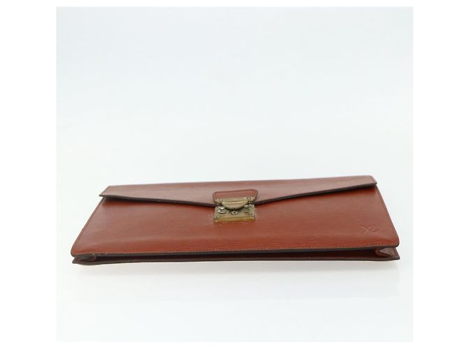 LOUIS VUITTON Epi Porta Documenti Senatur Briefcase Marrone M54453 LV Auth 175107 - vista 6