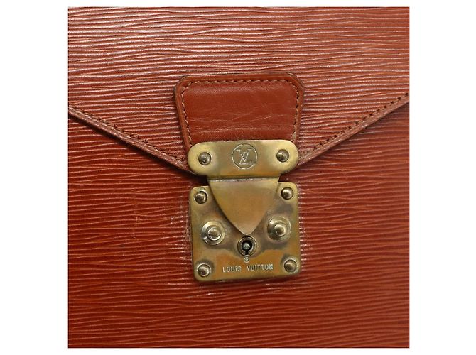 LOUIS VUITTON Epi Porta Documenti Senatur Briefcase Marrone M54453 LV Auth 175107 - vista 8