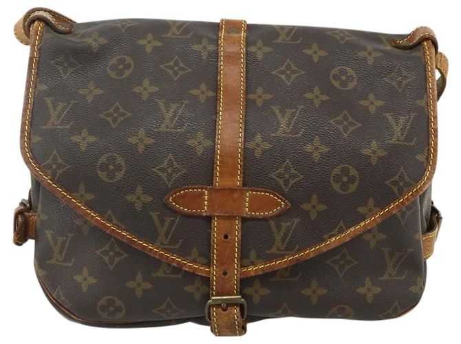 LOUIS VUITTON Borsa a Spalla Monogram Saumur 30 M42256 LV Auth bs34502 Monogramma - vista 13