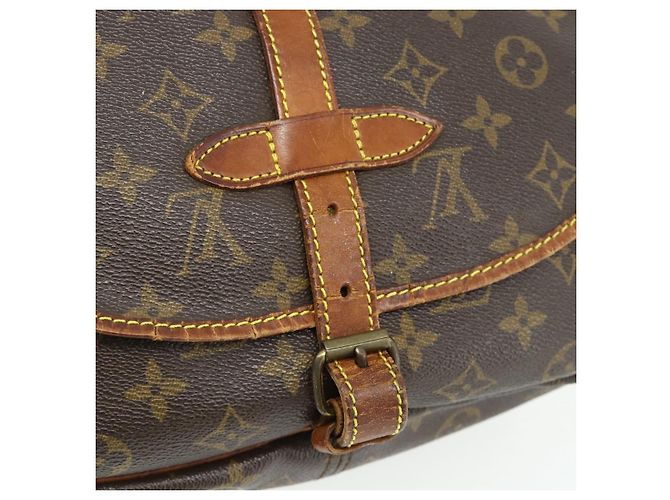 LOUIS VUITTON Borsa a Spalla Monogram Saumur 30 M42256 LV Auth bs34502 Monogramma - vista 17