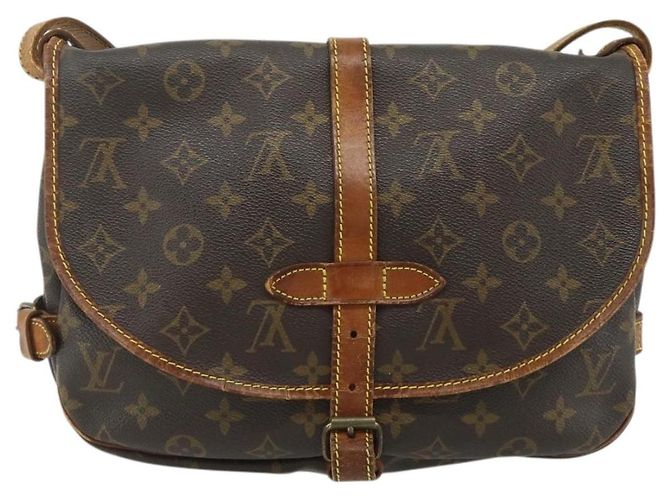 LOUIS VUITTON Borsa a Spalla Monogram Saumur 30 M42256 LV Auth bs34502 Monogramma - vista 2