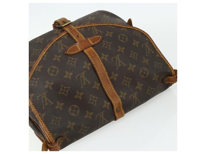 LOUIS VUITTON Borsa a Spalla Monogram Saumur 30 M42256 LV Auth bs34502 Monogramma - vista 6