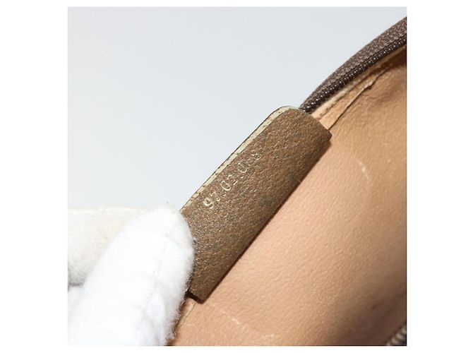 Bolso de Hombro GG Supreme Gucci Beige Oro 97 02 068 Auth ep14104 Dorado - vista 12