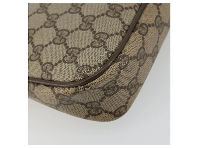 Bolso de Hombro GG Supreme Gucci Beige Oro 97 02 068 Auth ep14104 Dorado - vista 16