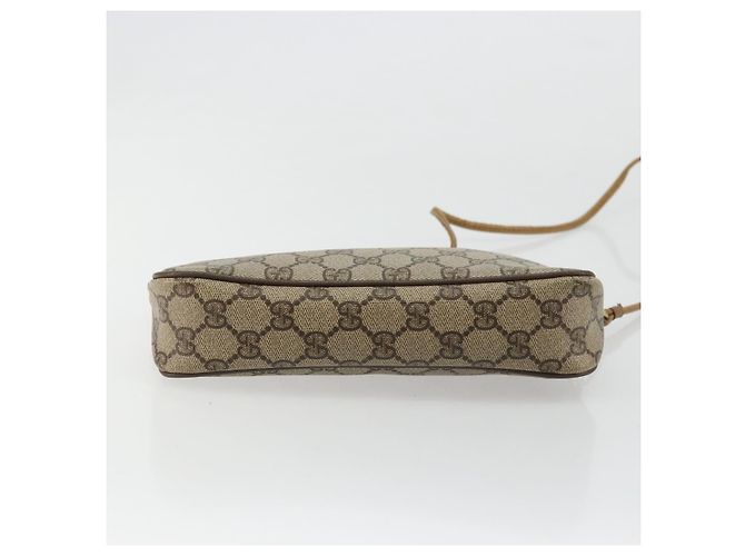 Bolso de Hombro GG Supreme Gucci Beige Oro 97 02 068 Auth ep14104 Dorado - vista 5