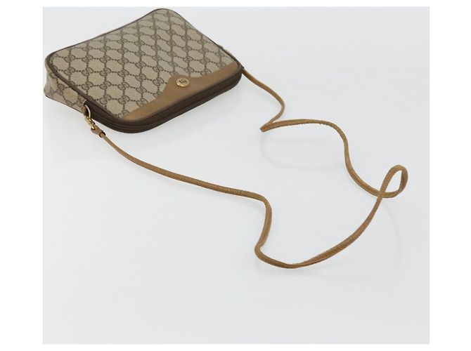 Bolso de Hombro GG Supreme Gucci Beige Oro 97 02 068 Auth ep14104 Dorado - vista 7