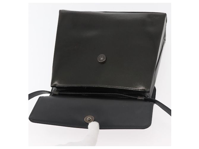 Borsa LOEWE in pelle 2 in 1 nera argento autentica ep14013 Nero - vista 10