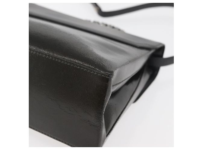 Borsa LOEWE in pelle 2 in 1 nera argento autentica ep14013 Nero - vista 18
