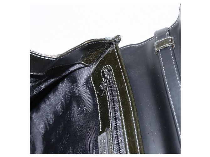 Borsa LOEWE in pelle 2 in 1 nera argento autentica ep14013 Nero - vista 22