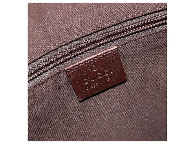Borsa a Spalla GG Canvas Gucci Beige Argento 145857 Auth 176293 - vista 17