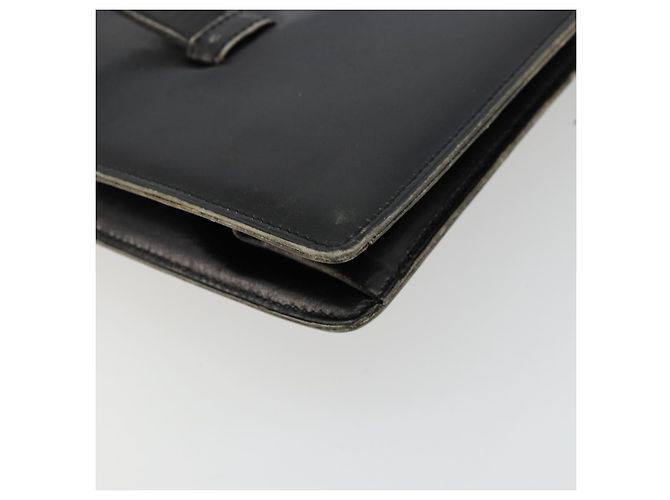 Borsa a mano Christian Dior in pelle nera e oro Auth ep14233 Nero D'oro - vista 16