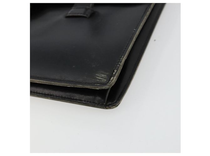 Borsa a mano Christian Dior in pelle nera e oro Auth ep14233 Nero D'oro - vista 9