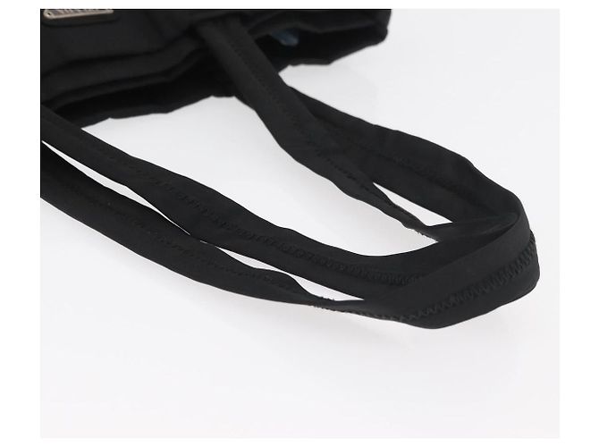 Prada Tote Bag aus schwarzem Nylon mit silberner Authentizität ep14354A - Ansicht 7