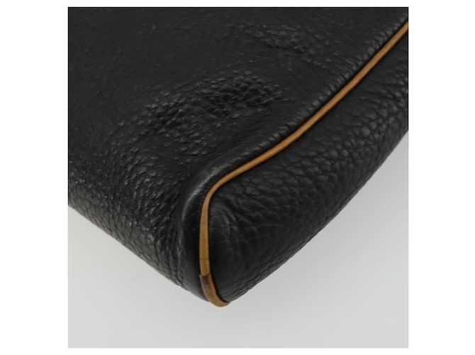 Borsa a Spalla Christian Dior in Pelle Nera e Oro Auth ep14178 Nero D'oro - vista 15