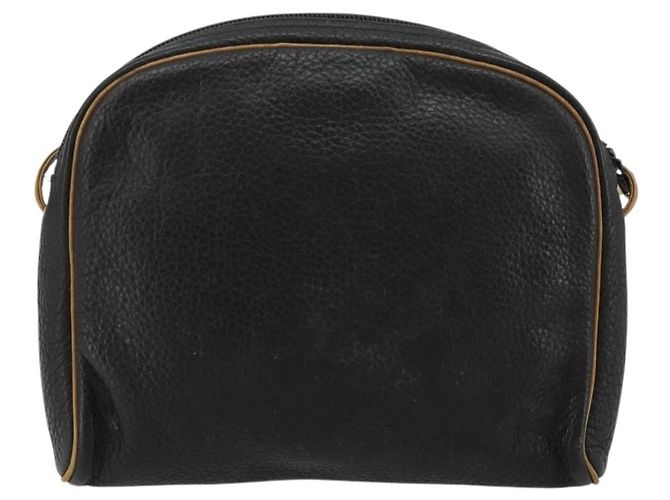 Borsa a Spalla Christian Dior in Pelle Nera e Oro Auth ep14178 Nero D'oro - vista 2