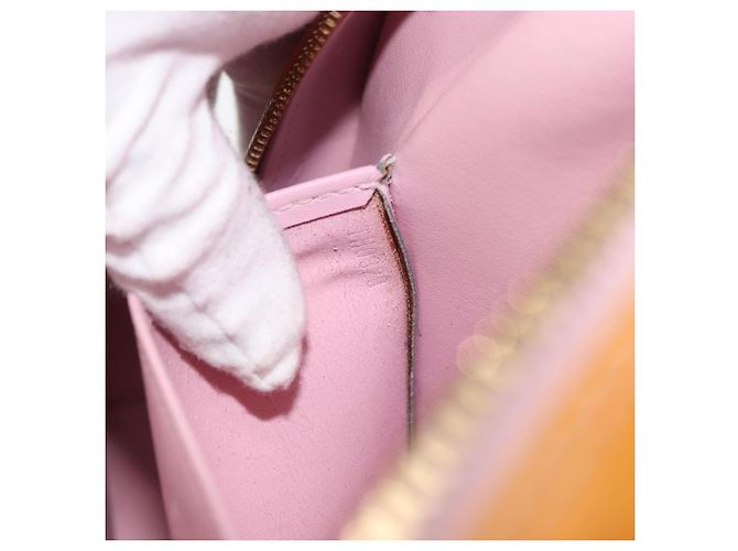 LOUIS VUITTON Zaino Vernis Marley Rosa Marshmallow M91039 LV Auth 175584 - vista 12