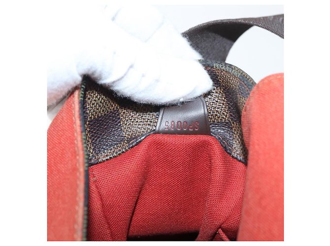 LOUIS VUITTON Borsa a Spalla Bastille Damier Ebene N45258 LV Auth 176158 - vista 12