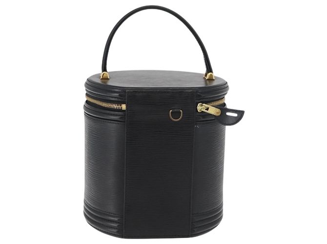 LOUIS VUITTON Borsa a Mano Epi Cannes Nera M48032 LV Auth 176758 Nero - vista 2