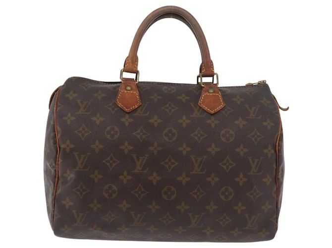 LOUIS VUITTON Borsa a Mano Monogram Speedy 30 M41526 LV Auth 176884 Monogramma - vista 13