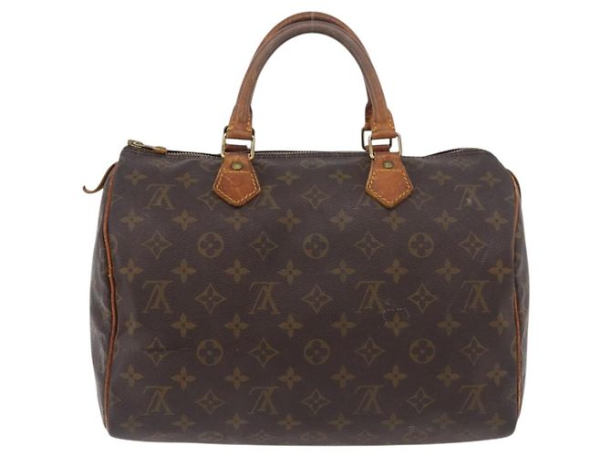 LOUIS VUITTON Borsa a Mano Monogram Speedy 30 M41526 LV Auth 176884 Monogramma - vista 2