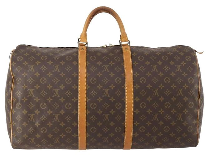 LOUIS VUITTON Borsa Boston Monogram Keepall 60 M41422 Auth LV ep13958 Monogramma - vista 2