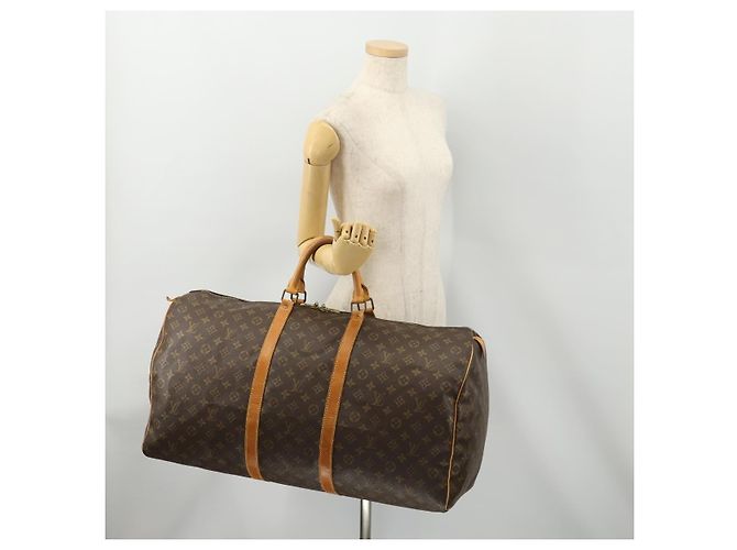 LOUIS VUITTON Borsa Boston Monogram Keepall 60 M41422 Auth LV ep13958 Monogramma - vista 21
