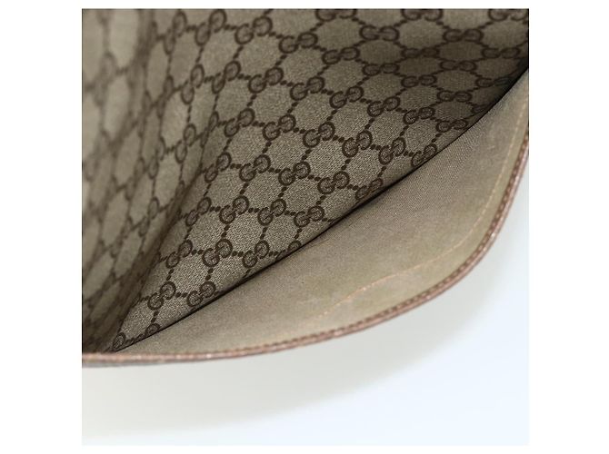 Borsa Sherry Line GG Supreme Web di GUCCI in PVC Beige Rosso Verde 89 02 003 Auth 177437 - vista 11