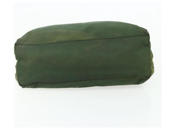 PRADA Borsa a mano in nylon verde argento Auth bs34677 - vista 5